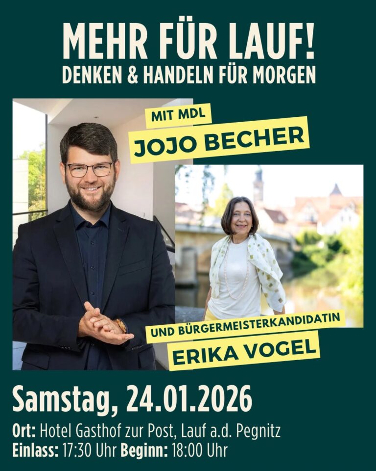 Mehr für Lauf – Denken und Handeln für morgen! Mit Johannes Becher