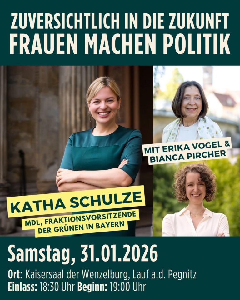 Zuversichtlich in die Zukunft – Frauen machen Politik! Mit Katha Schulze