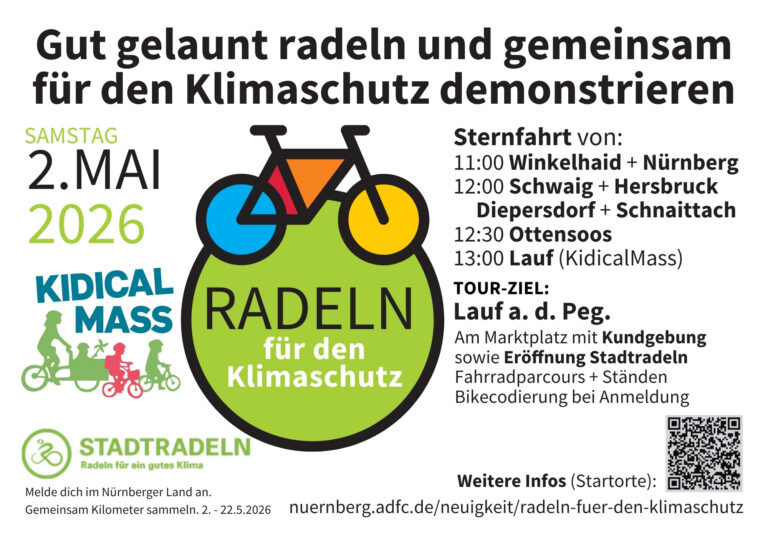 Terminhinweis: Radeln für den Klimaschutz und Stadtradeln